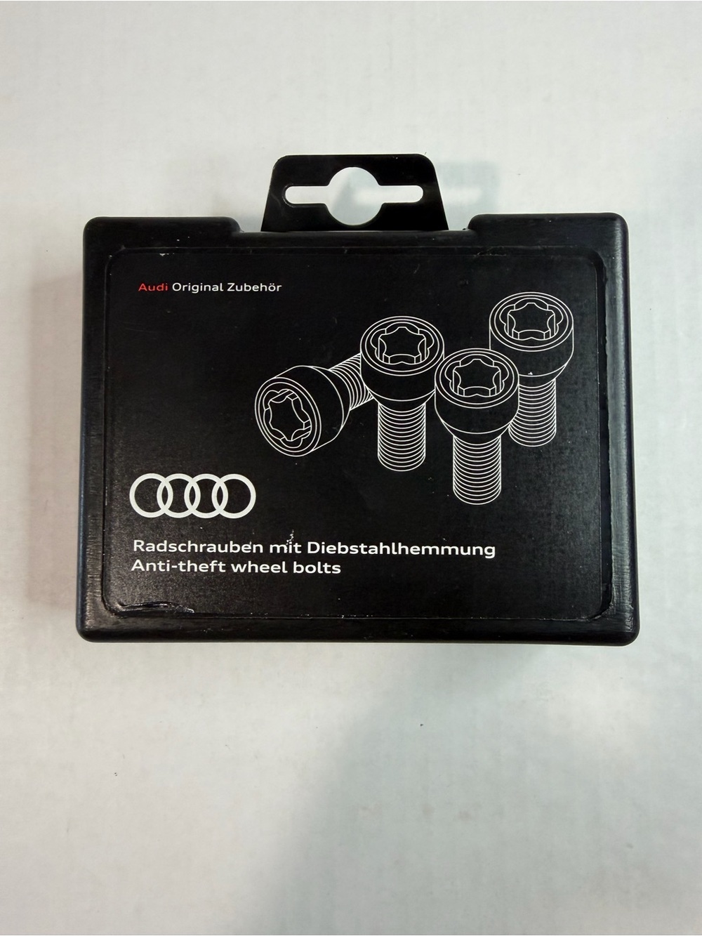 Audi Black Anti-Theft Wheel Bolts Kit